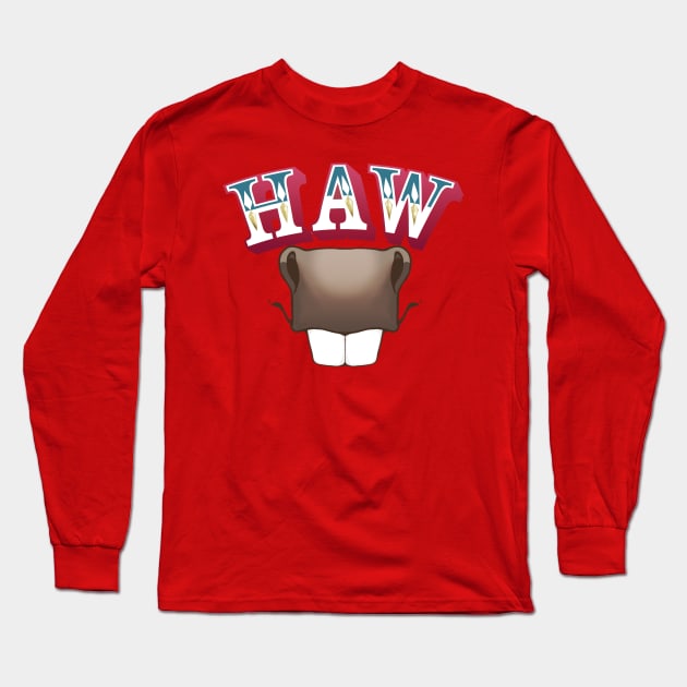 HAW Donkey Long Sleeve T-Shirt by Pawgyle